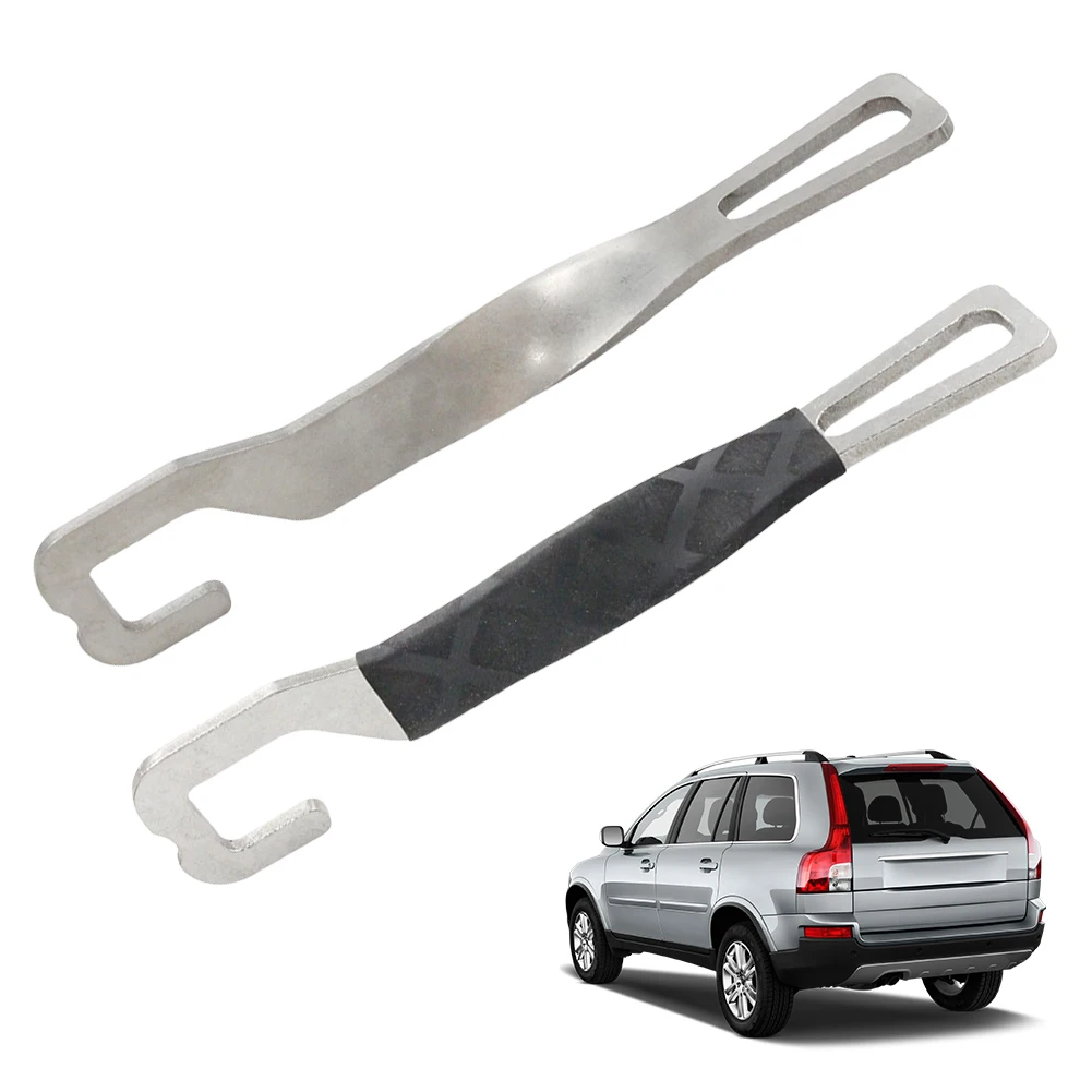 Car Rear Door Baffle Stainless Steel Car Rear Left Right Door Check for Overnight in Car Interior Ventilation