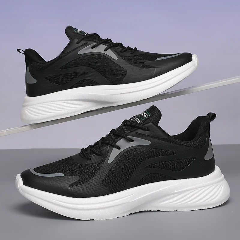 

Ultra-lightweight Shock-absorbing Soft-soled Running Shoes, Mesh Surface Summer Breathable Sports Shoes, Casual Shoes
