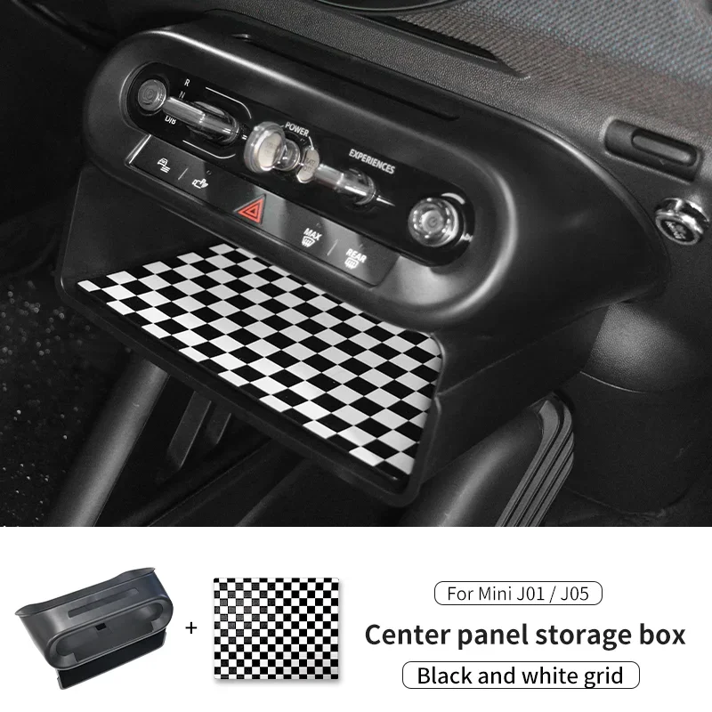 For BMW MINI Cooper E SE J01 EV Aceman J05 Central Control Panel Storage Box Car Interior Storage Box Accessories