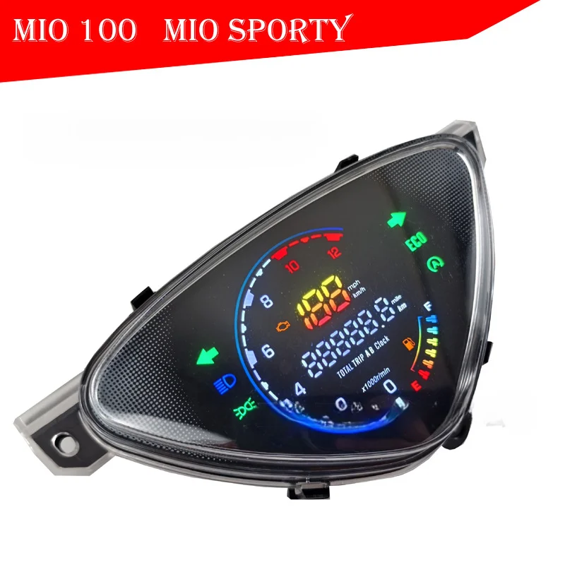 Hot For YAMAHA Mio Sporty/Mio Amore/Mio Smile BJ Motorcycle LCD Digital Speedometer LED Digital Dashboard 12000RPM Gauge