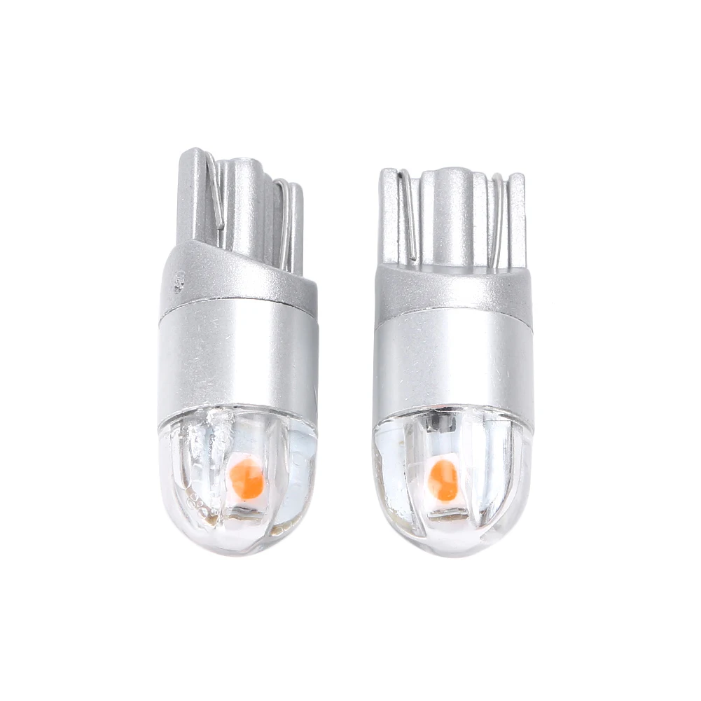2 Pcs Universal T10 Car LED Reading Light License Plate Light Clearance Lights External Light 2SMD 3030 W5W 194 168 DC 9-24V
