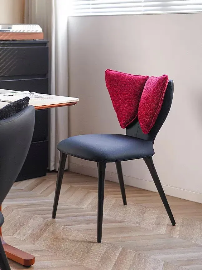 Italian living room chairs soft pack dining chairs furniture designers backrest chairs leisure chairs dressing chairs makeup cha
