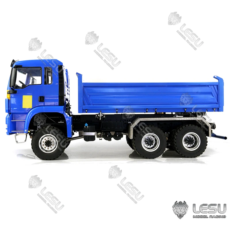 

1/14 LESU RC Dumper TGS Three-way Truck Hydraulic Model Lights Sound System 3 Speed Gearbox ESC Cab Toy Model Gifts