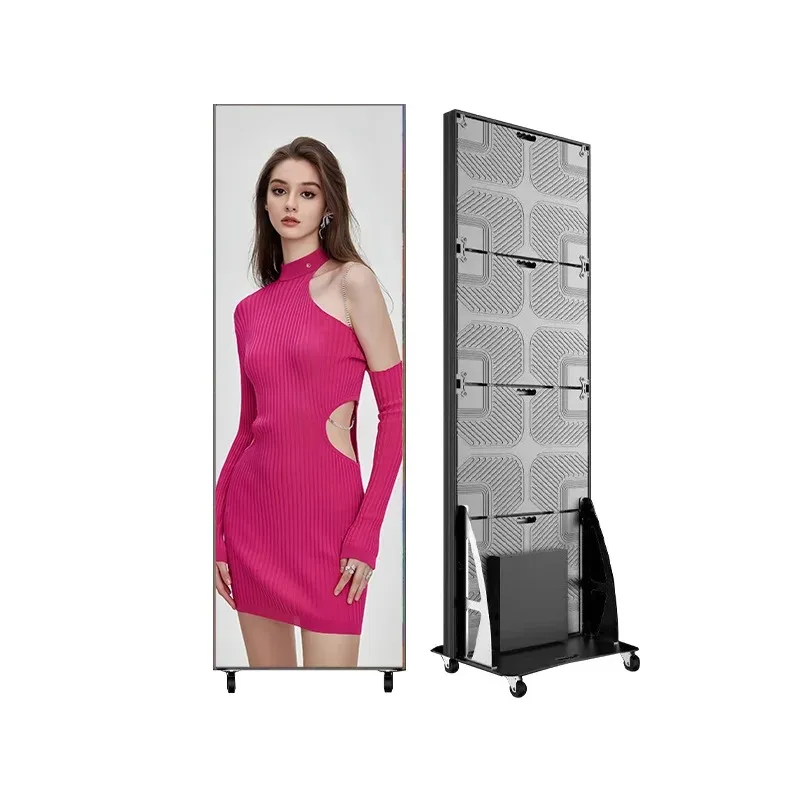 Double-sided display LED poster screen electronic advertising machine Poster Screen outdoor floor led advertising machine