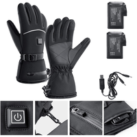 Winter Smart Electric Heating Gloves Windproof Warm Waterproof Touch Screen Outdoor Cycling And Skiing Gloves