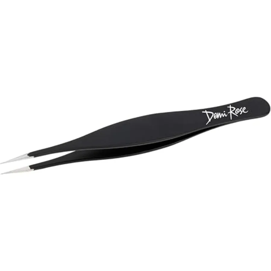 Pointed Tweezers High Carbon Stainless Steel Ingrown Hair Tweezers Needle Nose Tweezers Precision Perfectly Aligned and Hand Fi
