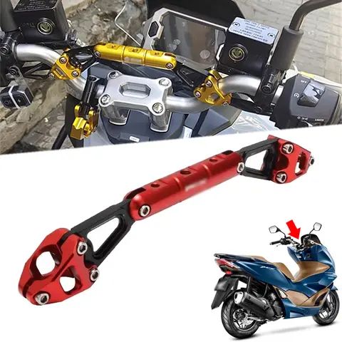 다기능 핸들바 익스텐션 브래킷 금속 스텐트, 혼다 PCX 125 150 160 PCX125 PCX150 PCX160 오토바이 액세서리 다기능 핸들바 익스텐션 브래킷 금속 스텐트, 혼다 PCX 125 150 160 PCX125 PCX150 PCX160 오토바이 액세서리
