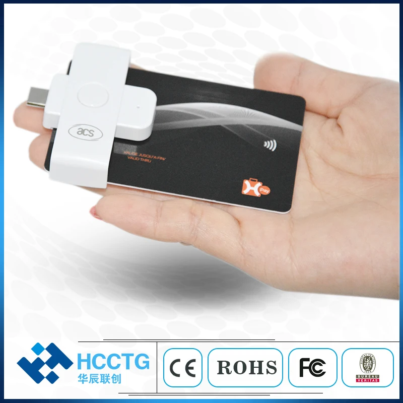 ACR39U-NF Contact IC Chip Type C Smart Card Reader Support IOS7816 with free SDK