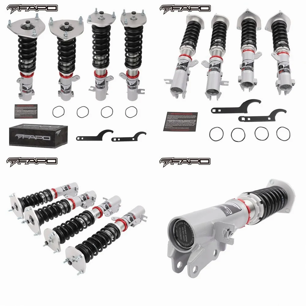 

FAPO PF029320 Adjustable Coilover Shock Absorber for Hyundai Coupe GK 2002-2008, High Performance Damping