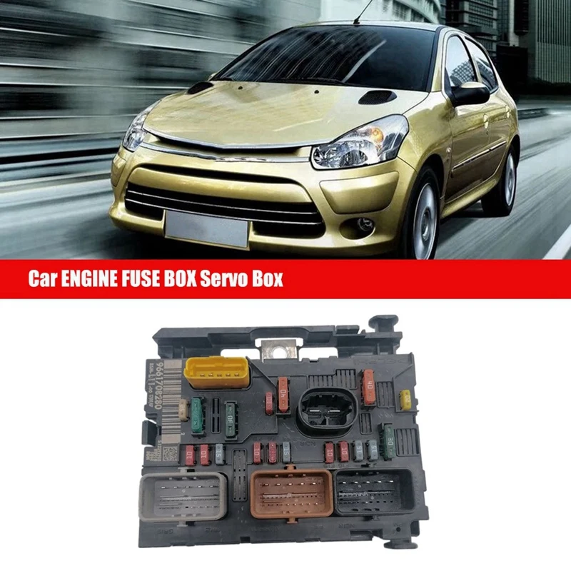 New Engine Fuse Box BSM R05=R20 9675879480 9809742880 6500ET For Peugeot 307 308 408 Citroen C4 Bonnet Servo Box Assy