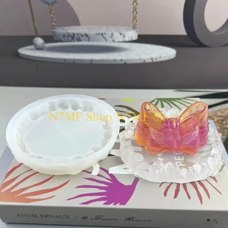 

N7MF DIY Silicone Mold For Epoxy Resin Placemat Tray Shelf Resin Mold Making Handmade Crafts Home Decoration