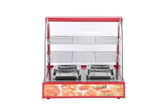 Stainless Steel Food Display Warmer Commercial Warming Showcase Electric Warmer Cabinet