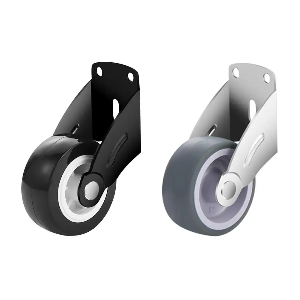 1PC Furniture Caster Side Mounted Mobile Door Support Silent Moving Gate Casters Household Moving Tool For Cabinet Door Tables