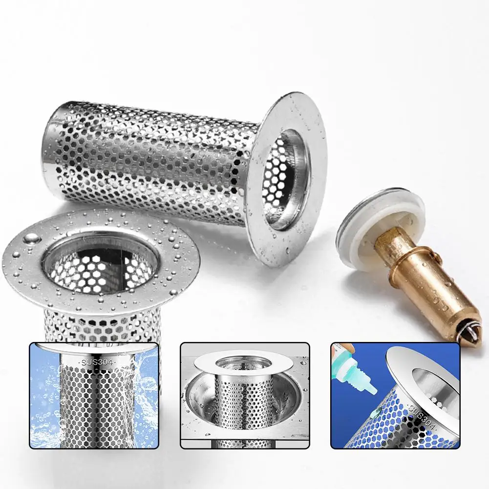 Sink Drains Filter Bathroom Up Sink Filter Plug Stopper Strainer Basin Stopper Accessories Wash Catcher Sink Hair Kitchen K1n7