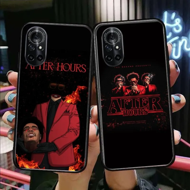 Weekend After Hours Cell Phone Case for Honor 90 70 50 20 7S X9 X8 X7 Magic 4 3 Pro Black Soft Phone Cover Funda