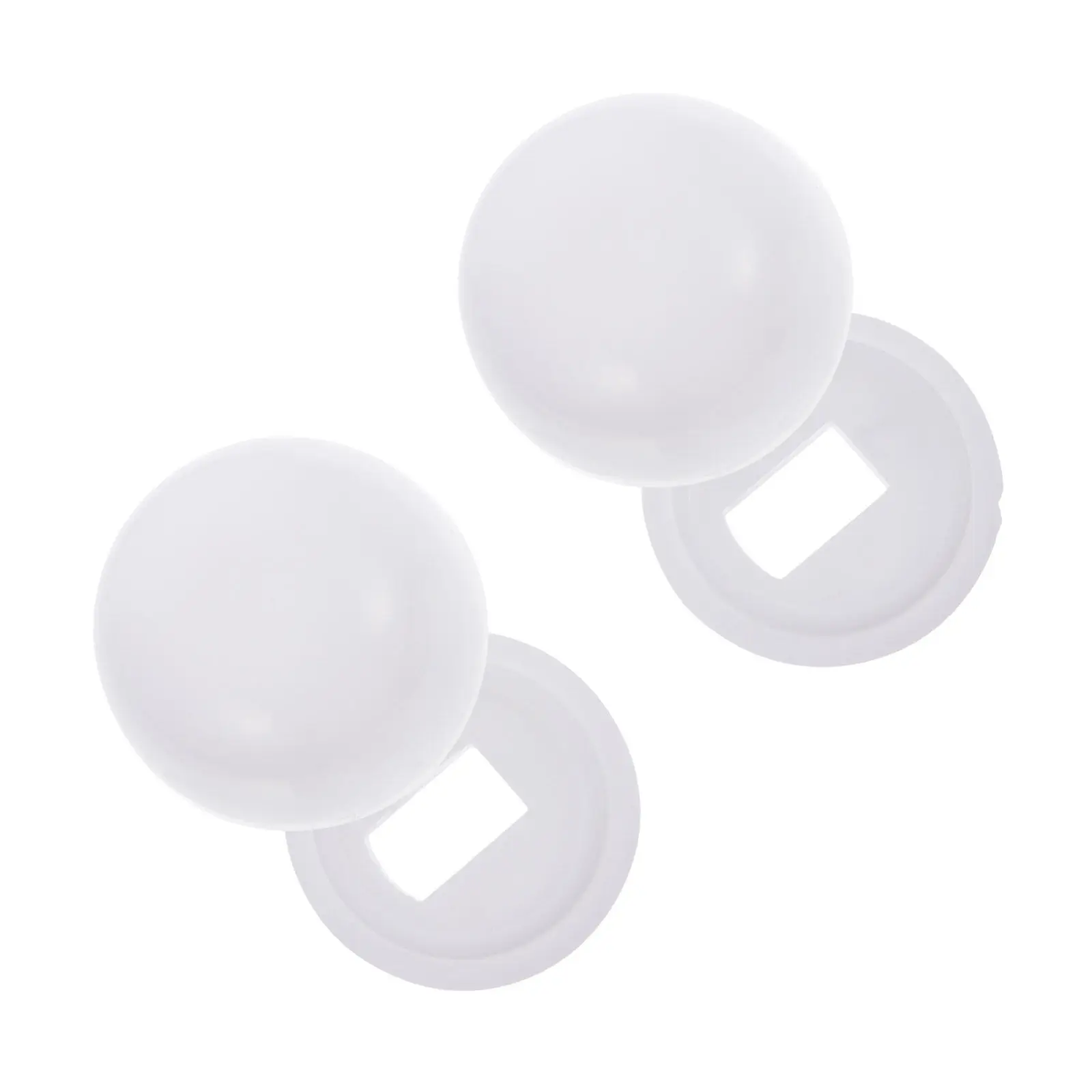 

2 пары пластиковых заглушек для туалетных болтов, премиум-класса, для скрытия напольных анкерных винтов, простая установка своими руками, экономичное решение