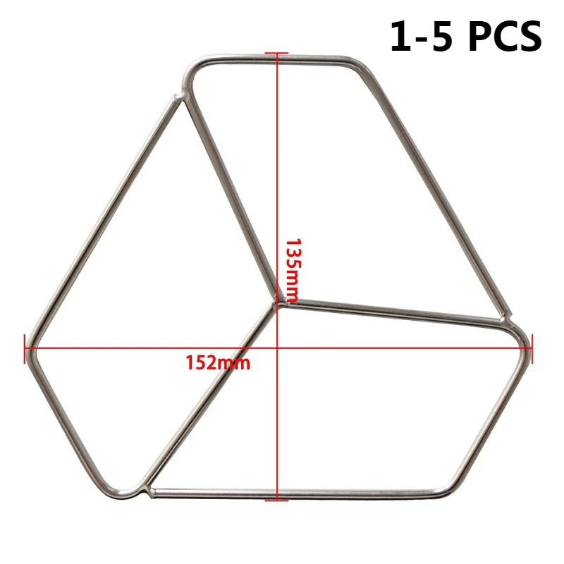 1-5PCS 152x135mm for Trangia Pan Stand TRA612527 Fits 27 or 25 Serie Stainless Steel for Camping & Overlanding