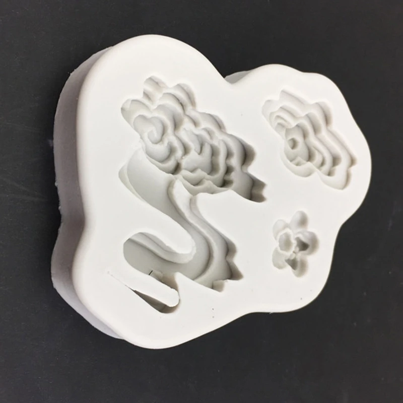 Silicone Chocolate Moulds Fondant Mould Candy Molds Baking Gadget Flower & Cloud Shape Perfect Gift for DIY Baking DropShipping
