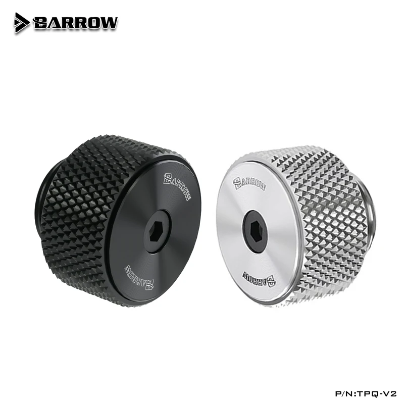 G1/4" manueller Auslassventilfilter, neues CD-Musterdesign, TPQ-V2, Vollschwarz/Silber