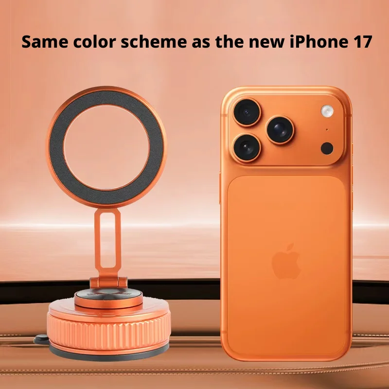 360 °   Регулируемый магнитный автомобильный держатель для телефона для Magsafe, совместимый складной держатель на присоске для приборной панели, универсальные модели телефонов