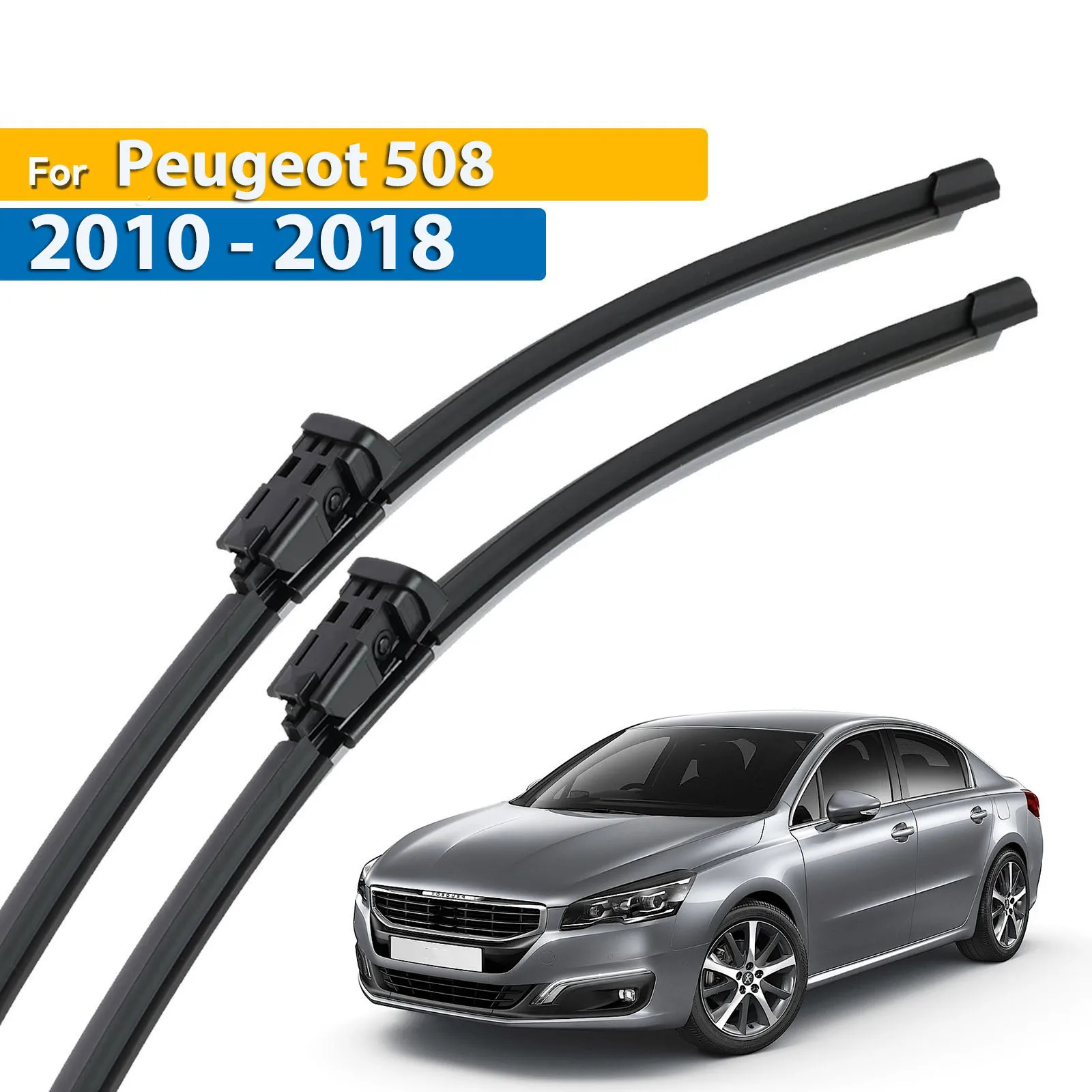 Erick's Wiper LHD Front Wiper Blades For Peugeot 508 2010 - 2018 Windshield Windscreen Clean Window Car Rain Brushes 26