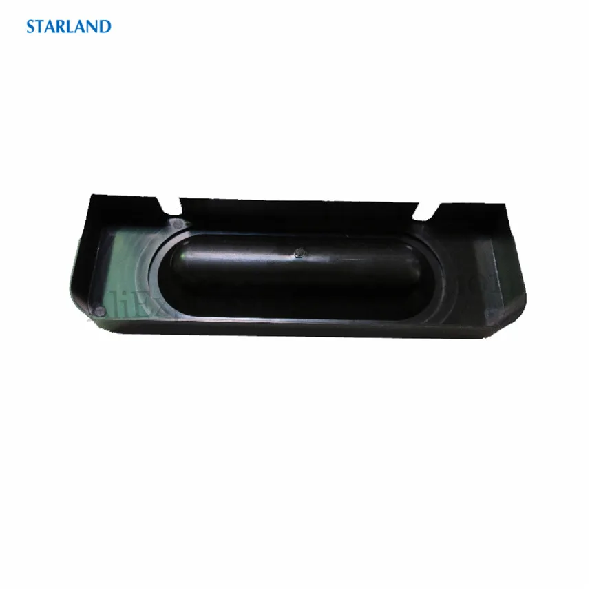 1 البلاستيك حوض غمس المياه الأمامية يقطر حوض أسود جديد قطع غيار آيس كريم ناعم القوام آلات استبدال تركيب الملحقات