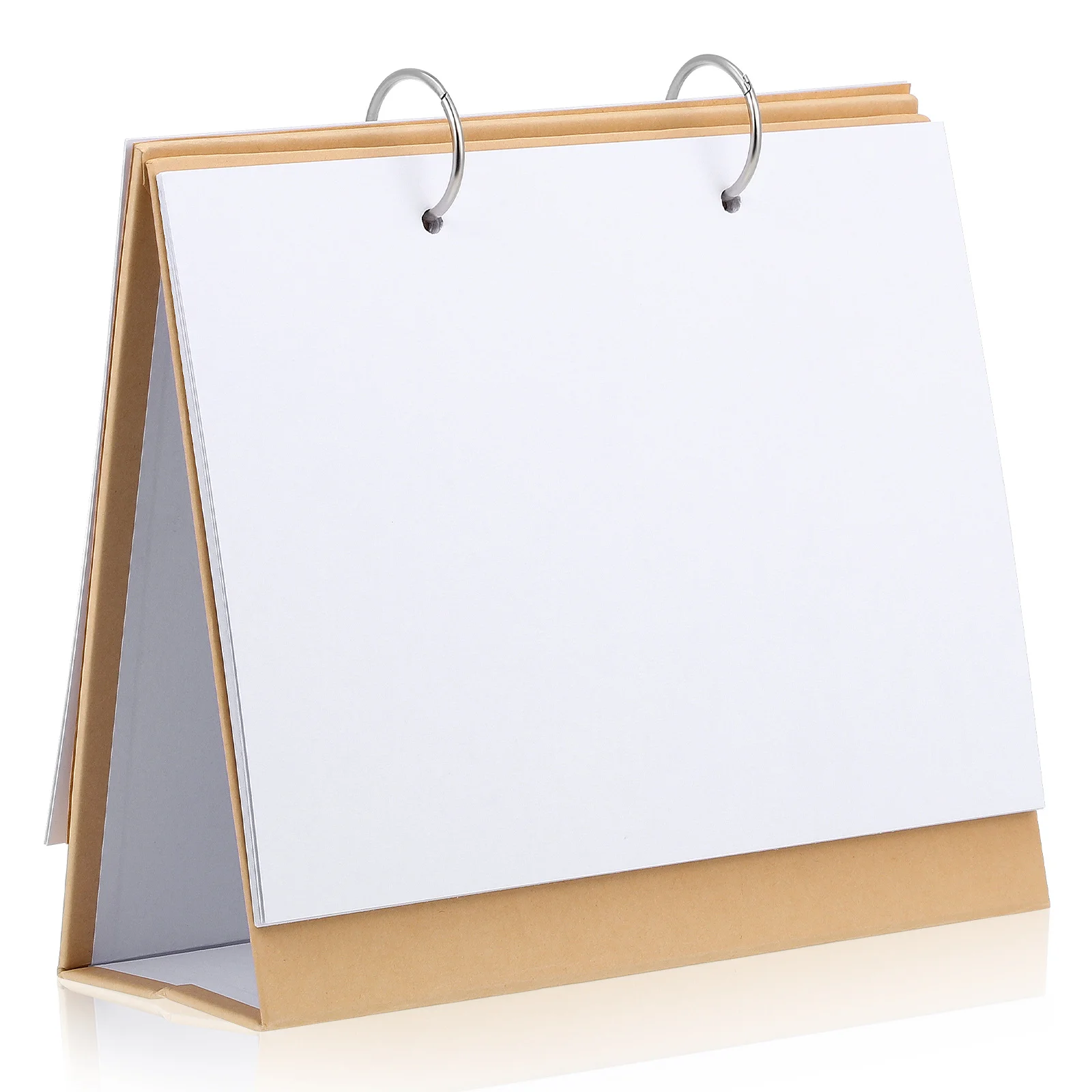 

1Set Calendar Making Loose-Leaf Book Kraft Paper Thick Cardboard Blank DIY Hand Painted Desk Scrapbook Doodle Photo Display