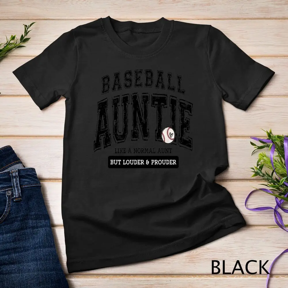 Baseball Auntie Matching Aunt Loud Proud Family Player Game Unisex T-shirt