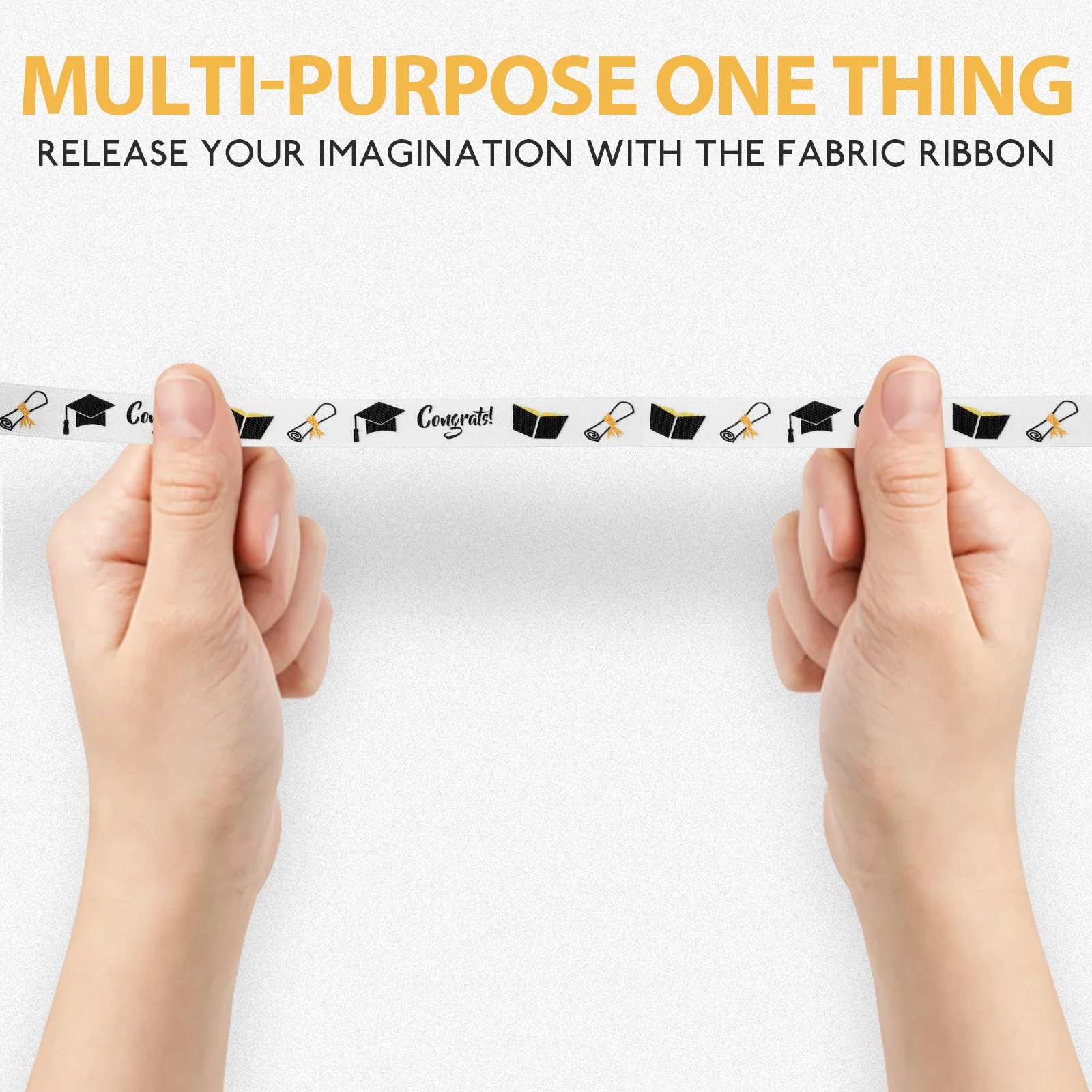 هدية التخرج الشريط لفة DIY الحرف التفاف الزخرفية كعكة مربع التعبئة والتغليف مشرق اللون حزب تفضل غراد زخرفة