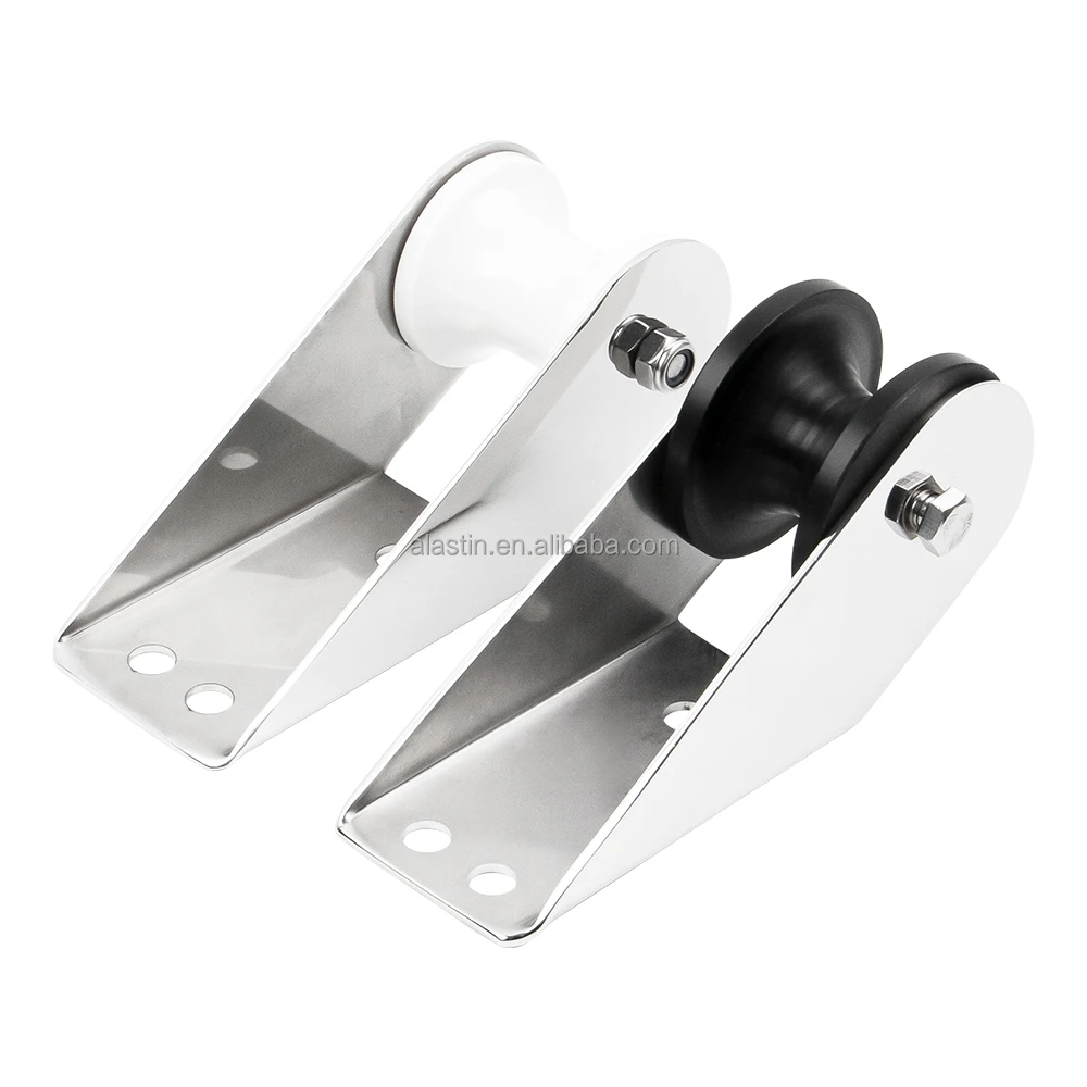 STLF Marine Hardware 316 Stainless Steel Boat Bow Anchor Rubber Roller Fixed Marine Boat Yacht Parts