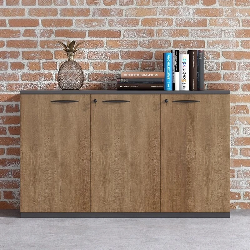 File Cabinet Low Cabinet Office Locker Drawer Lock Information  Floor  Tea Cabinet Wooden