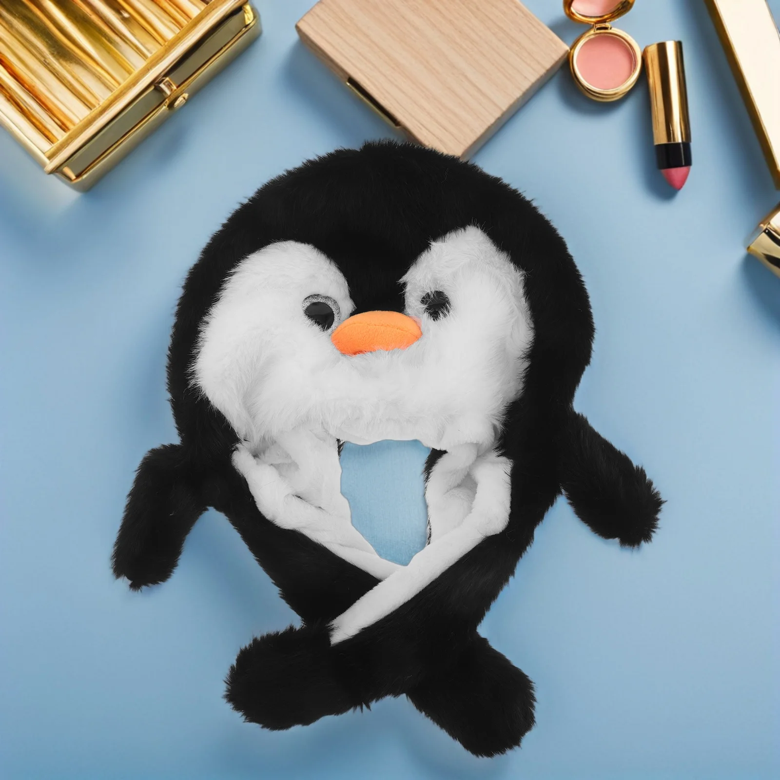 Cappello con orecchie in movimento, berretto invernale caldo con paraorecchie, berretto Kawaii per donne e ragazze, cappello interattivo con animali, simpatico cappello riscaldante per le orecchie