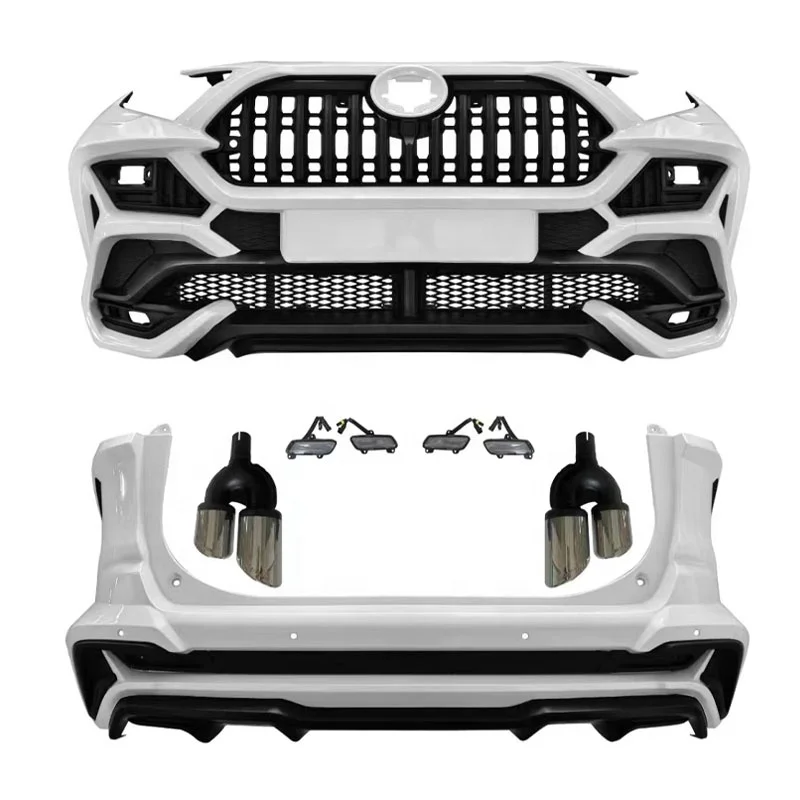 

New Arrival for Toyota for Rav4 2020-2024 Car Bumpers Khan Style Front and Rear Bumper Upgrade
