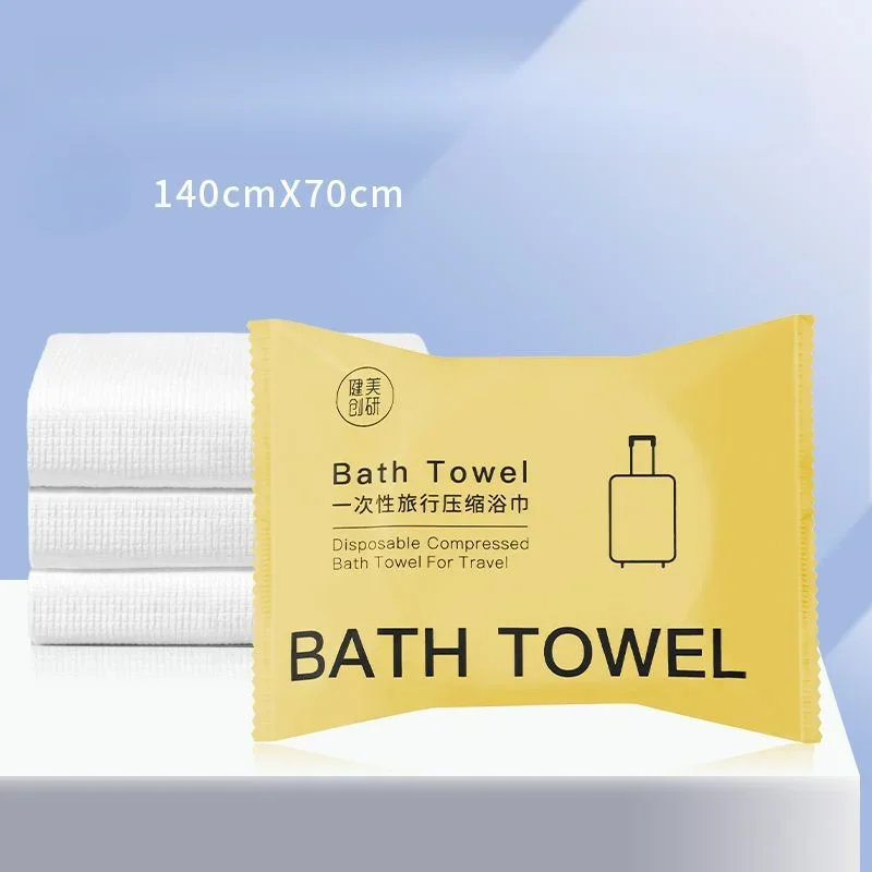 1Pcs Compressed Bath Towel Thickened and Enlarged Disposable Portable Travel Hotel  Packed Nonwoven Bath Towel