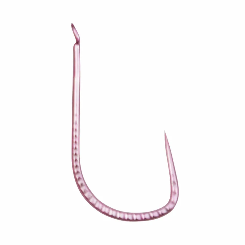 New Kanto hook bulk long handle barb free carbon steel competitive black pit carp fishing hook set