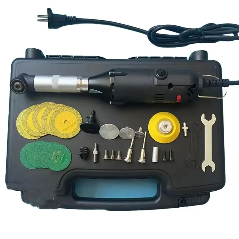

A24F-350W 90 Degree Jewelry Wood Electric Engraving Motor Grinder Mold Polishing Hanging Tile Cleaning Tools EU