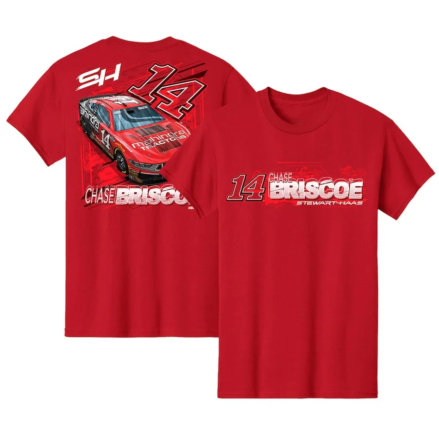 Chase Briscoe 14 Motor Sports Racing Men's Athletic Lightweight Cotton Classic Short Sleeve Crewneck T-Shirt Tee Shirt