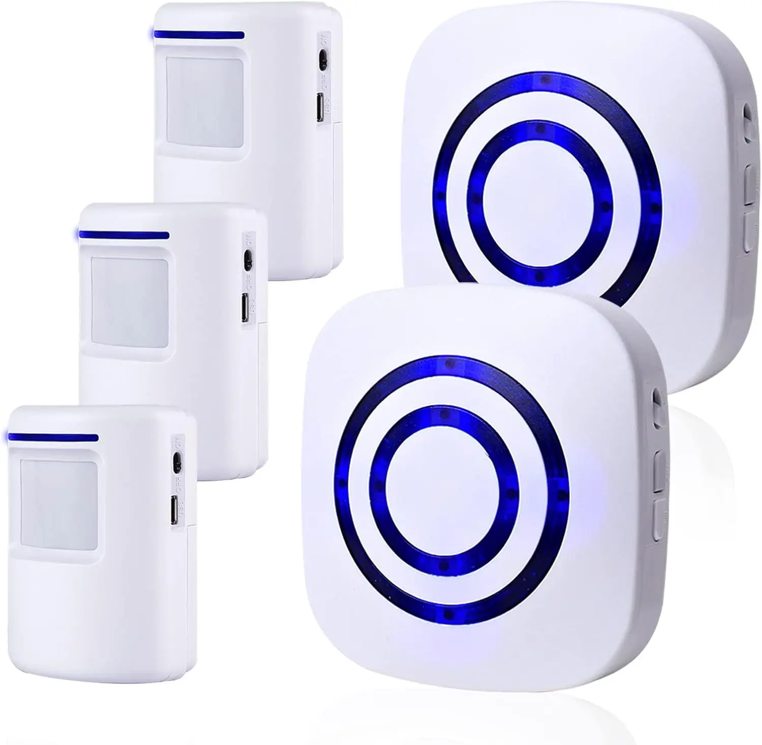 Motion Sensor Alarm Monitor&Protect Property 38 Chime Tunes Wireless Driveway Alarm Indoor Home Security Business Detector Alert