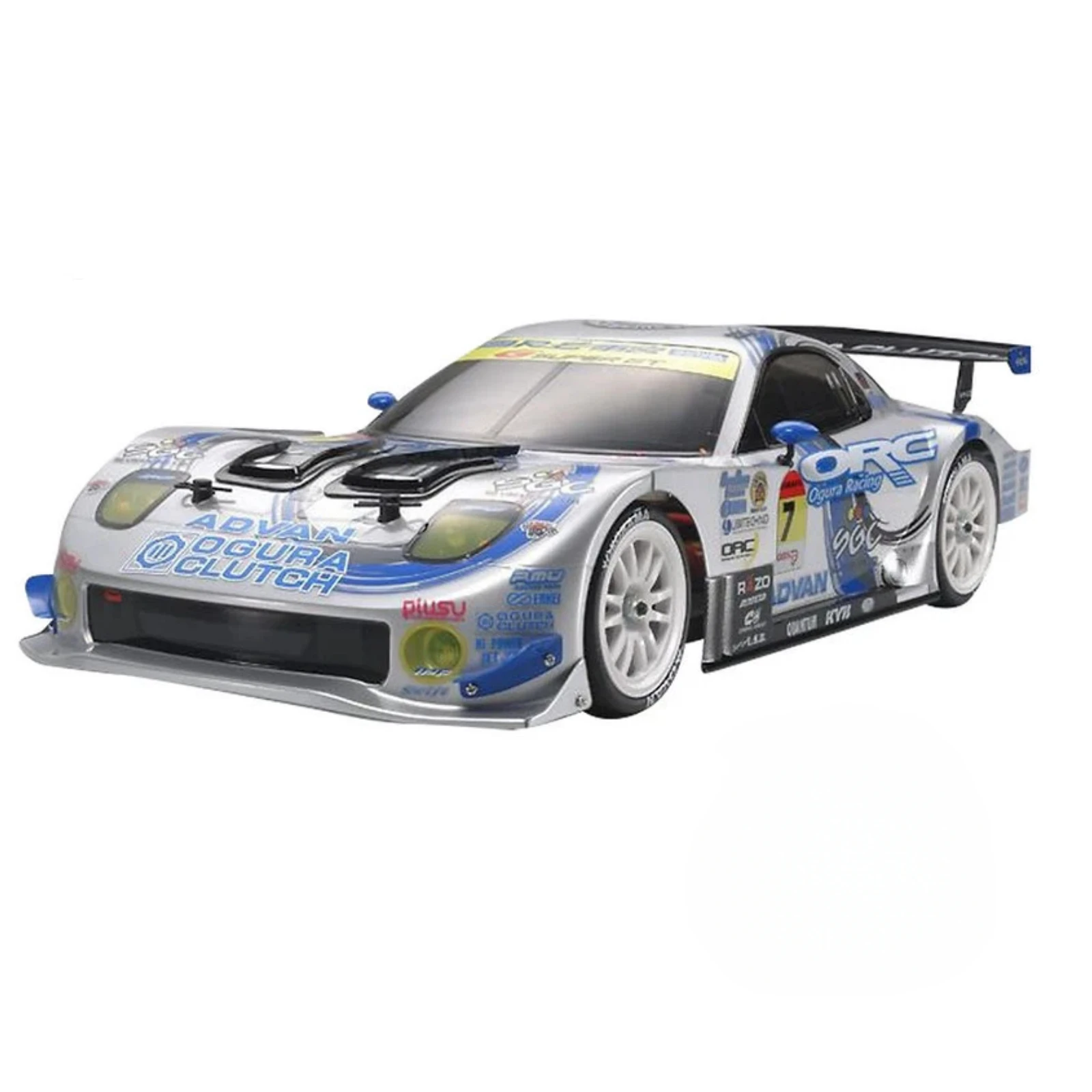 

TC127 1/10 Scale Mazida RX7 SGC-7 RC Drift Car Polycarbonate Clear Body Shell With Decals (257mm Wheelbase/190mm Width)