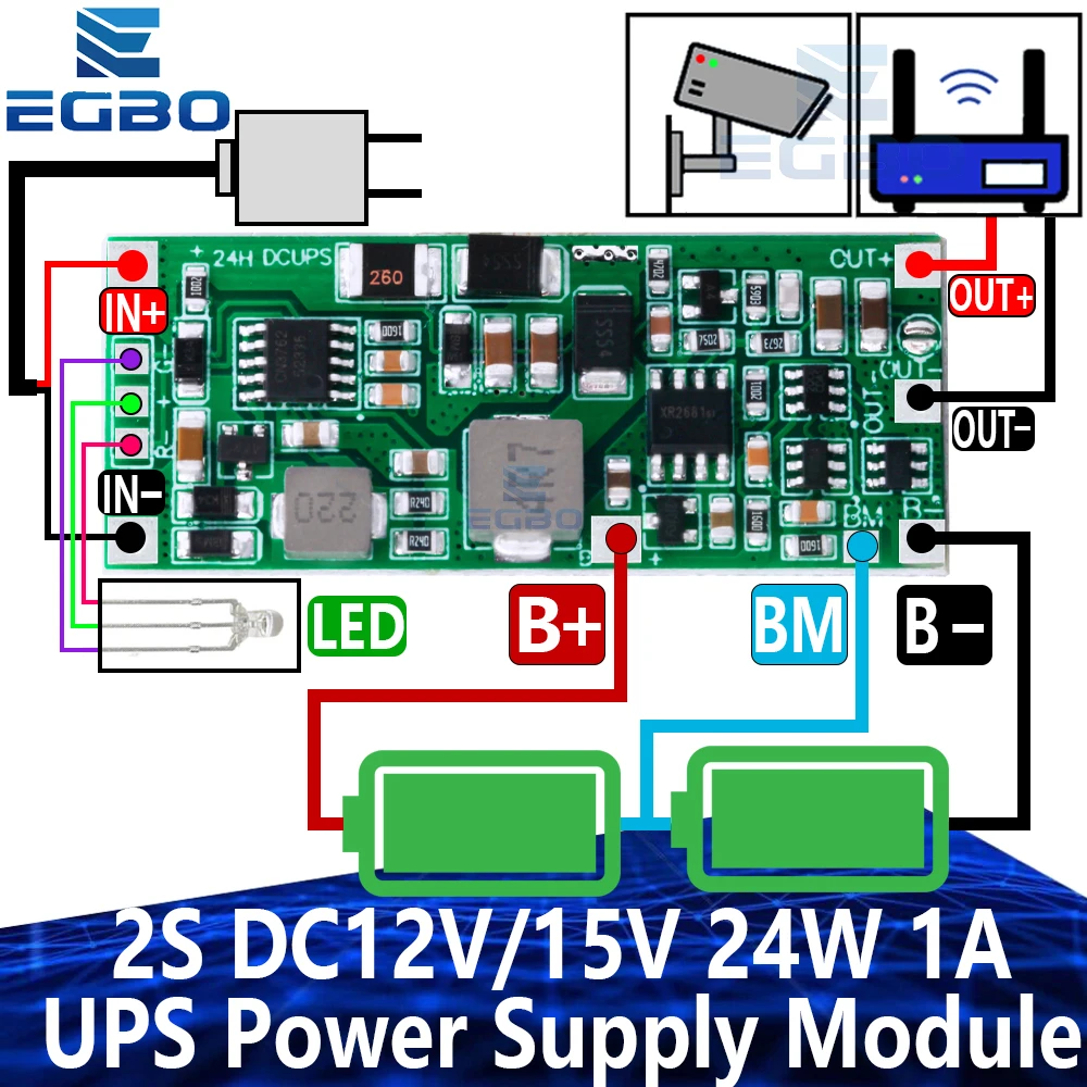 2S 24W 1A Ups DC12V… - image