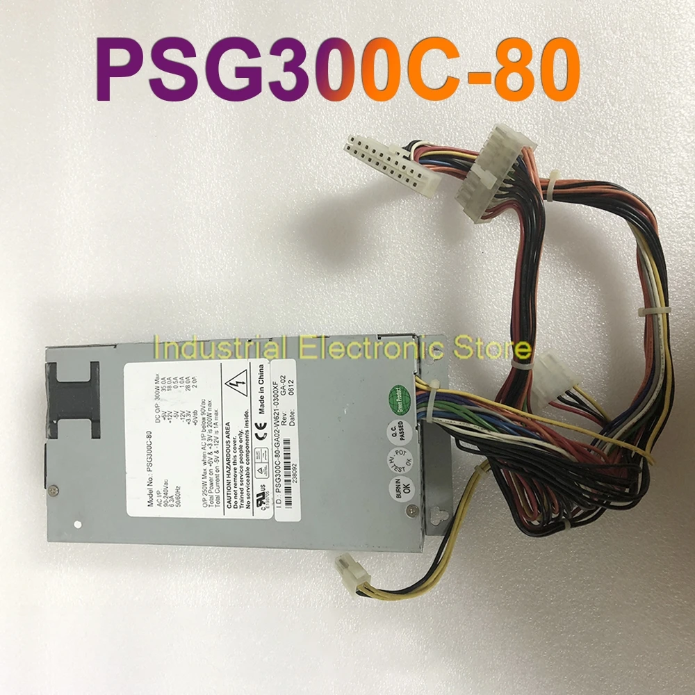 

300W PSG300C-80-GA02-W621-0300XF F5-1500-3400 1U Power Supply PSG300C-80