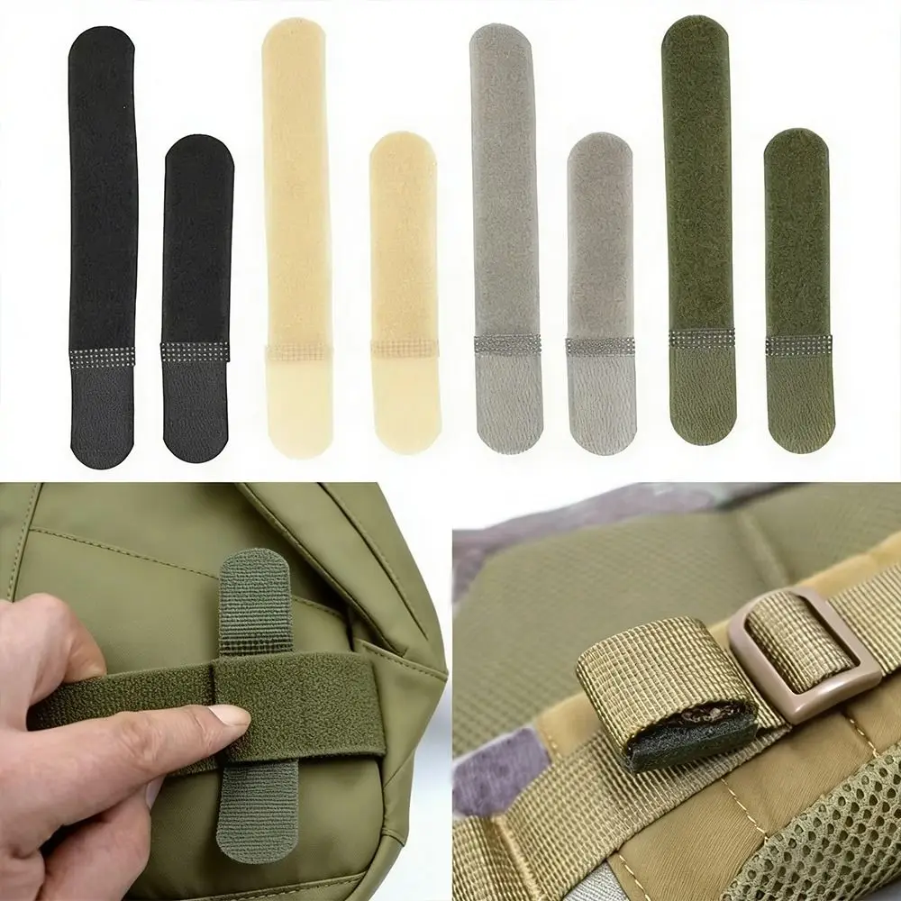 5Pcs 120/160mm Nylon Straps Hook Loop Fastener Fix Cord Cable Ties Buckle Webbing Hook Loop Straps Webbing Tidy Organizer