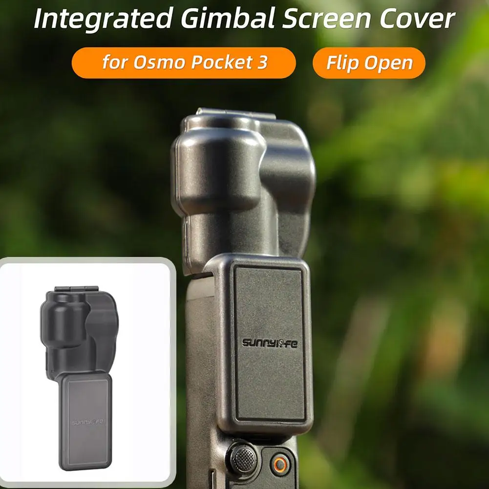 

1pcs For DJI Osmo Pocket3 Integrated Gimbal Lens Screen Protector Camera Protective Cover Screen Scratch-resistant Shell Len Cap