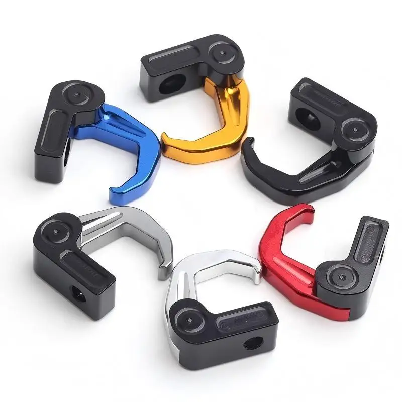 

New Motorcycle Helmet Holder CNC Aluminum Luggage Bag Hook Holder Hanger Hooks Motorbike Scooter Helmet Bags Gadget Hooks