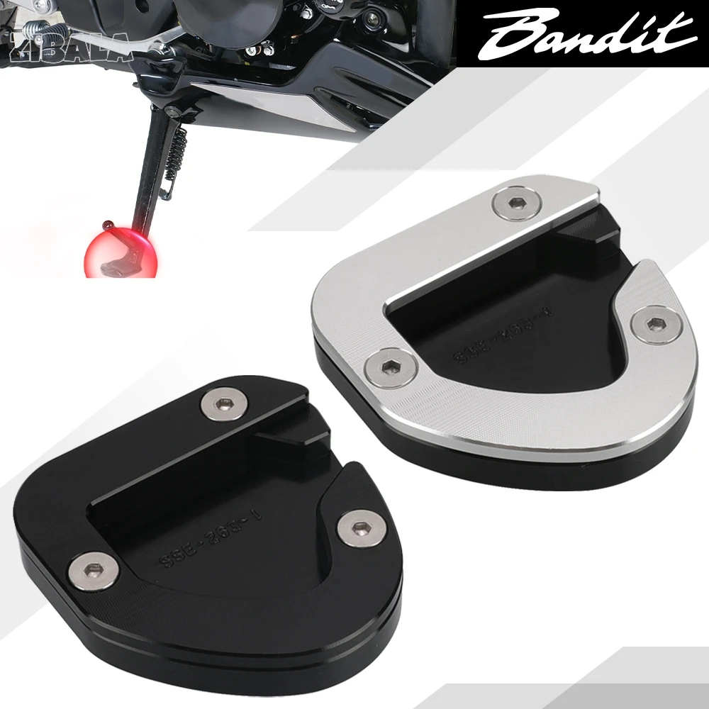 

For Suzuki GSF1250 650S 1250S Bandit ABS GSX1250F FA Side Stand Enlarger GSX 650F Motorcycle Accessories Kickstand Enlarger Pad