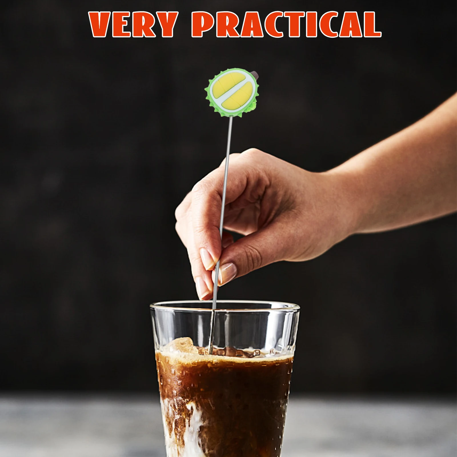 

Stainless Steel Stirring Rod Beverage Mixing Stick Cocktail Metal Coffee Stirrer