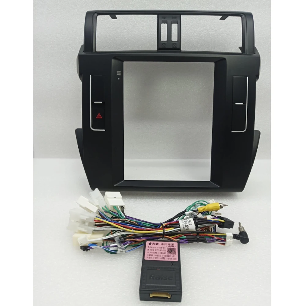 

Car Radio Fascia For TOYOTA Land Cruiser Prado 150 2013 2014 2015 2016 2017 Video Panel Player Dash 2 Din Frame Mount Kit