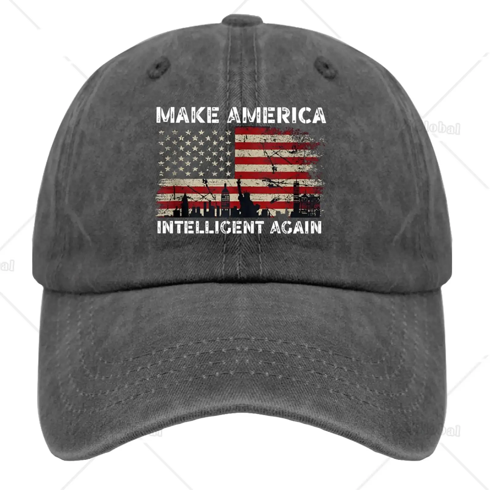 Trump Hat Make America Intelligent Again Hats and Funny Music Hat & Birthday Hunting Hat and Gifts Travel