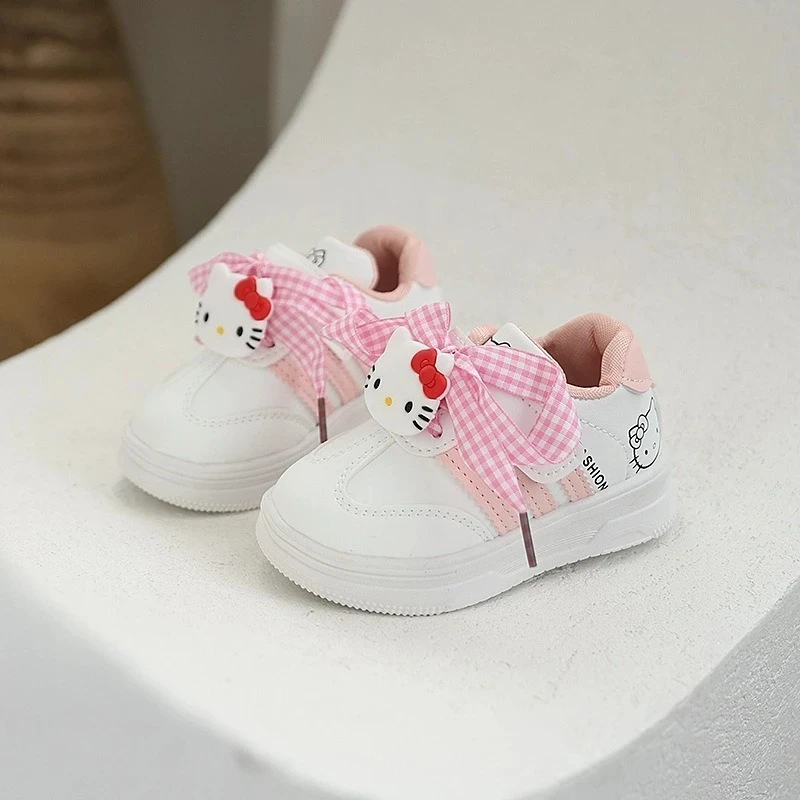 

2025 Korean Style Baby Shoes, Leather Breathable First Walkers for Girls & Toddlers Cute Casual Sneakers