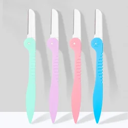 1 stücke sicher faltbare Damen Gesicht Rasierer Augenbrauen Trimmer Klinge Anti-Kratzer Rasierer Make-up-Tools Augenbrauen Trimmer Gesicht Rasierer für Frauen